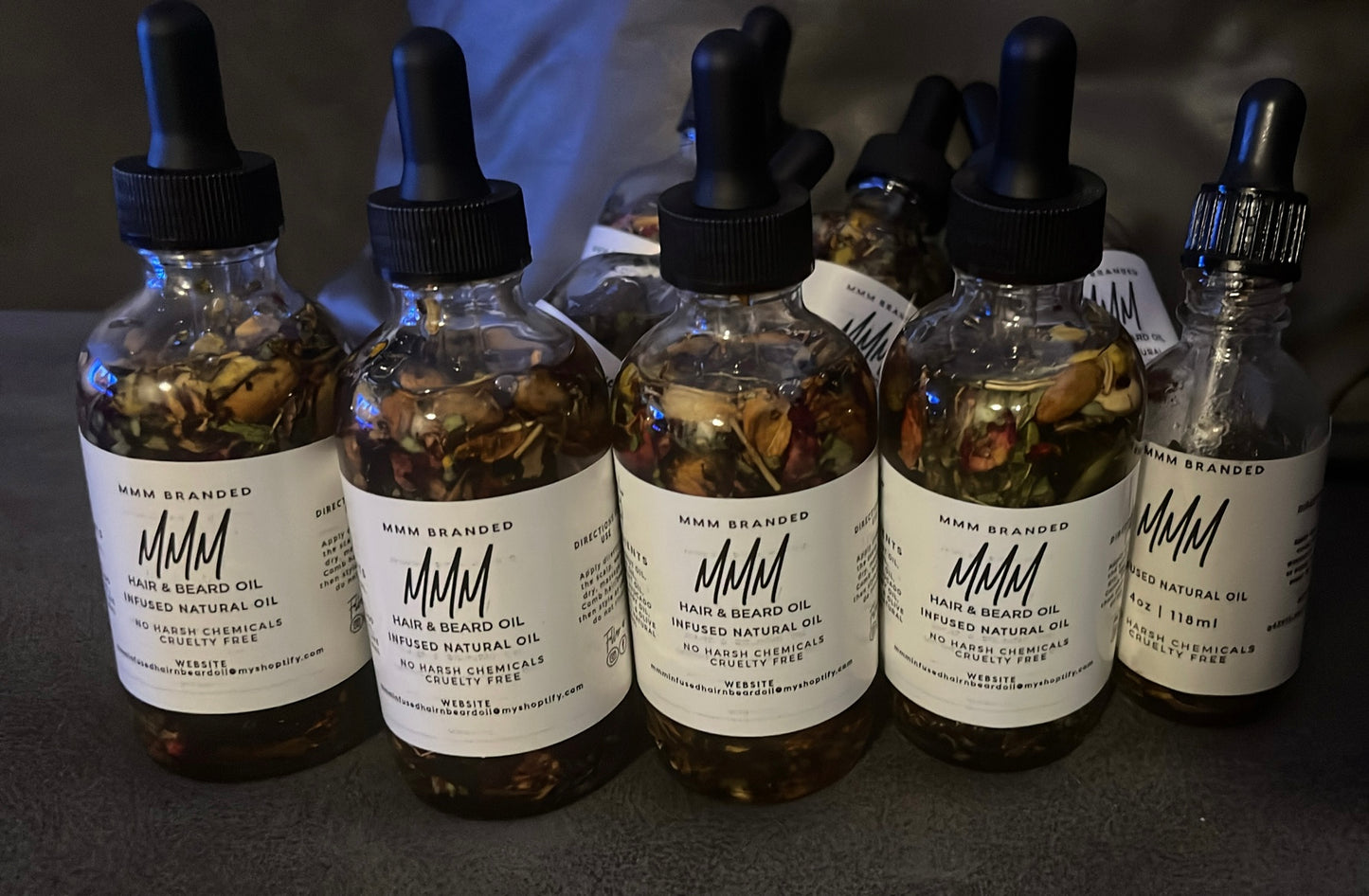 4 ounce Infused Hair & Beard Oil