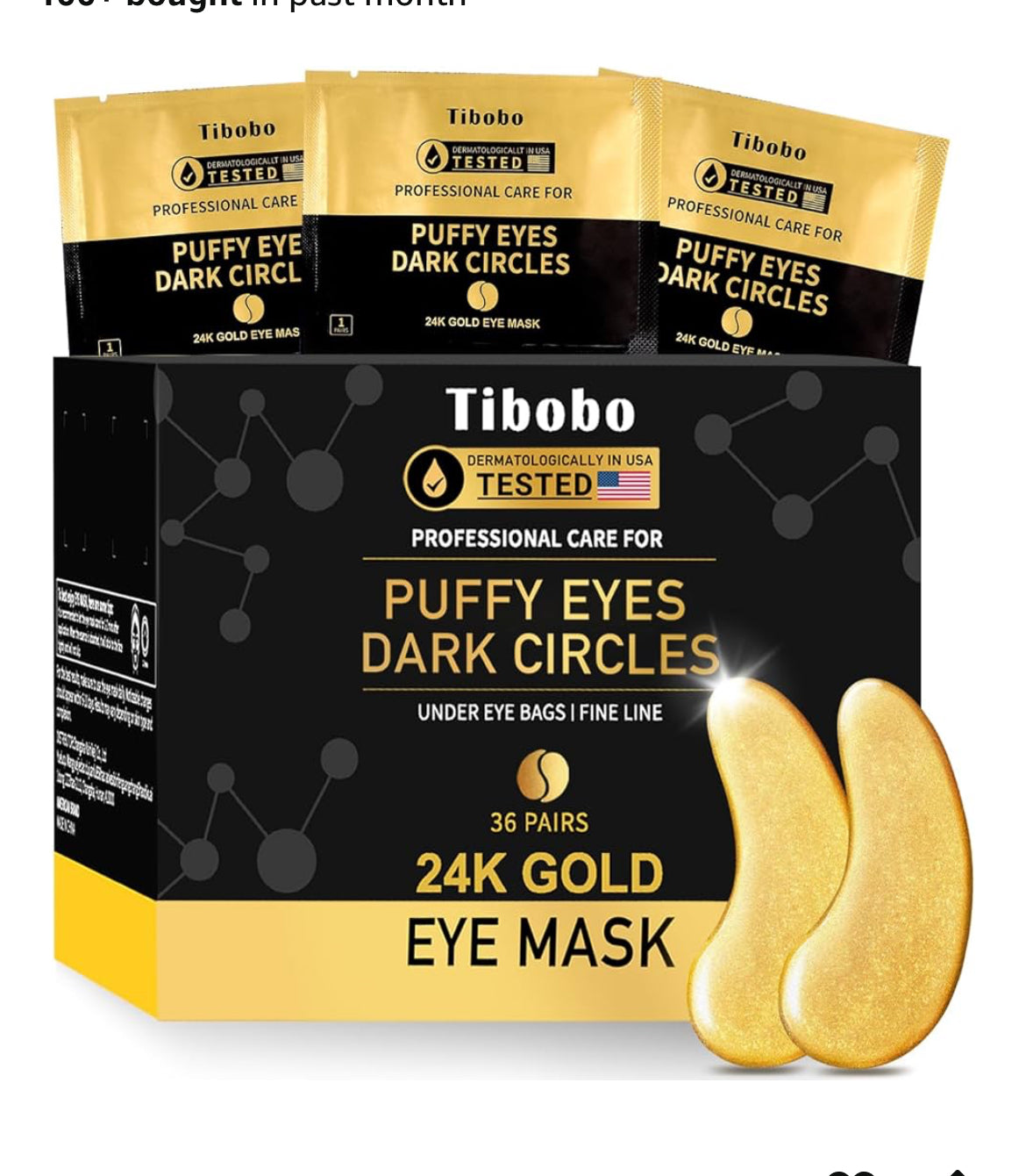 24K Gold Eye Mask