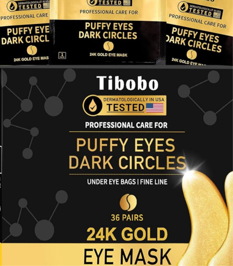 24K Gold Eye Mask