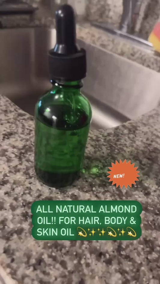 ✨All Natural Almond Oil for FACE, BODY & SKIN✨